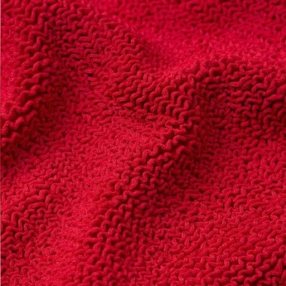 New Hunza G Red Nancy Swimsuit Crinkle One Shoulder Monokini Bikini Stretch - Picture 7 of 16